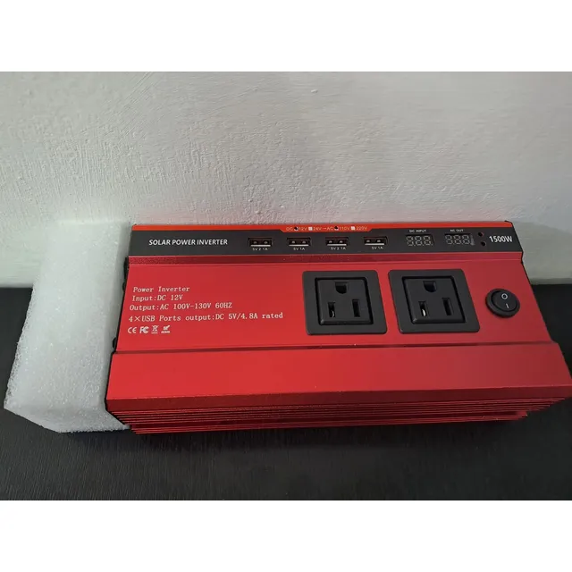 Inversor Power 1500w 4usb-3tomas 12v-110