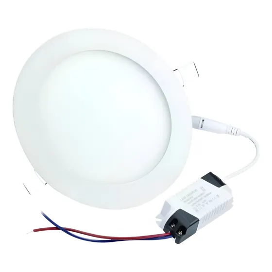 Panel Led 18w Redondo Incrustar Luz Blanca 6500k