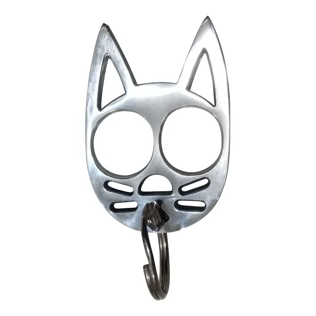 Chaveiro Proteção Feminina Soco Inglês Gato Defesa Pessoal