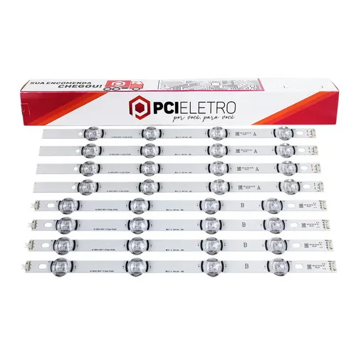 Kit 8 Barra De Led Compatível com 40lf5700 pra Consertar tv Pci Eletro Parts 6350-LF40