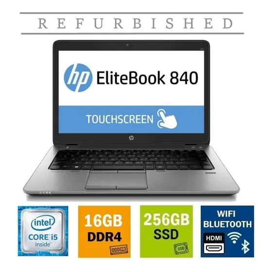Laptop Hp Elitebook Tactil Core I5 6th 16gb Ram 256gb Ssd Bt