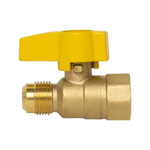 Llave De Paso Para Gas 1/2  Fnpt X 3/8  Coflex