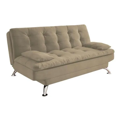 Sofá Cama Mobly Premium Diván Marrón claro