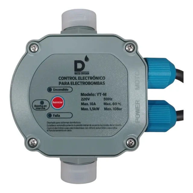 Controlador Electrónico Presión Bomba De Agua 2hp Autopump