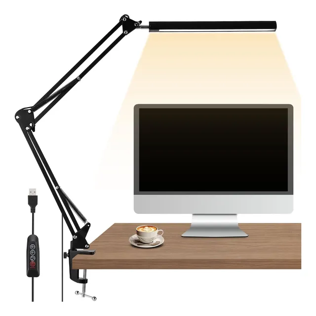 Lupa Led Lámpara Con Soporte De Mesa Profesional