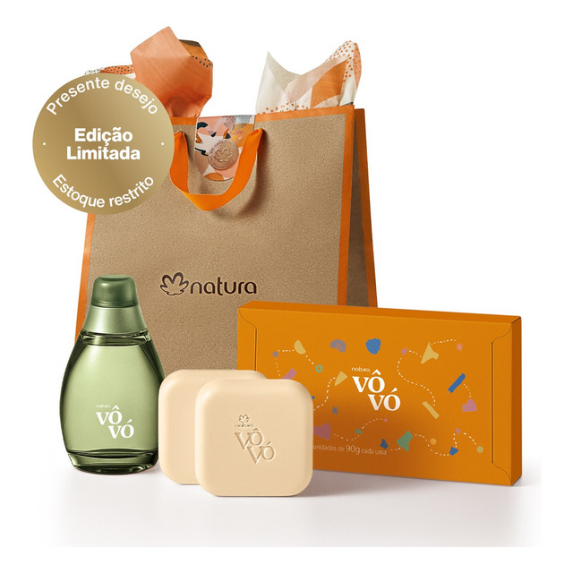 Presente Natura VĂ´vĂł Masculino Dia Dos AvĂłs - VovĂ´ ColĂ´nia 100ml + 2 Sabonetes 90g Cada Vo... Presente Natura VĂ´vĂł Masculino Dia Dos AvĂłs - VovĂ´ ColĂ´nia 100ml + 2 Sabonetes 90g Cada Vo...