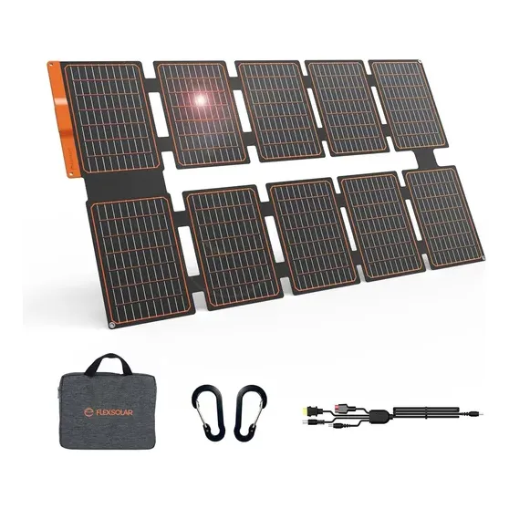 Panel Solar Portátil 100w Cargador Plegable Impermeable