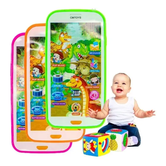 Celular Interativo Touch Brinquedo Infantil Igual De Verdade