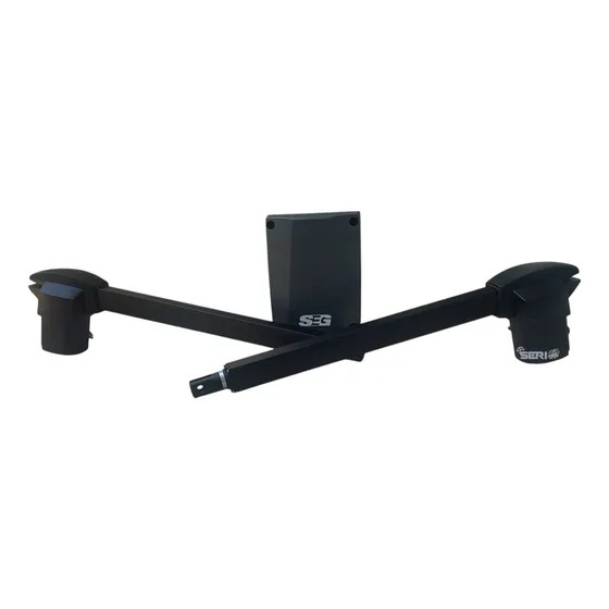 Pistones Seg Abat400 127v Central 2 Controles Hojas 4m 400kg Negro