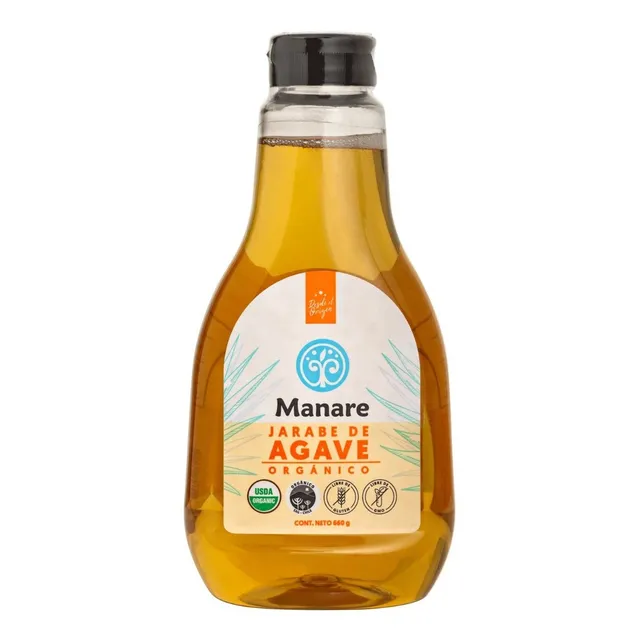 Jarabe De Agave Organico 660 Grs Manare. Sin Gluten