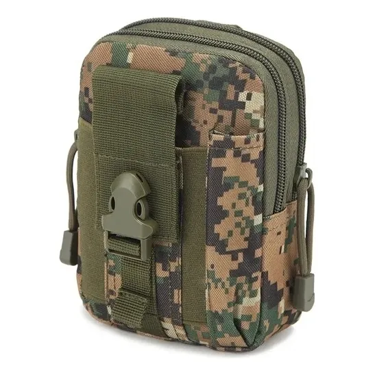 Bolsa Tática Molle Militar Colete Modular Porta Celular Cor 