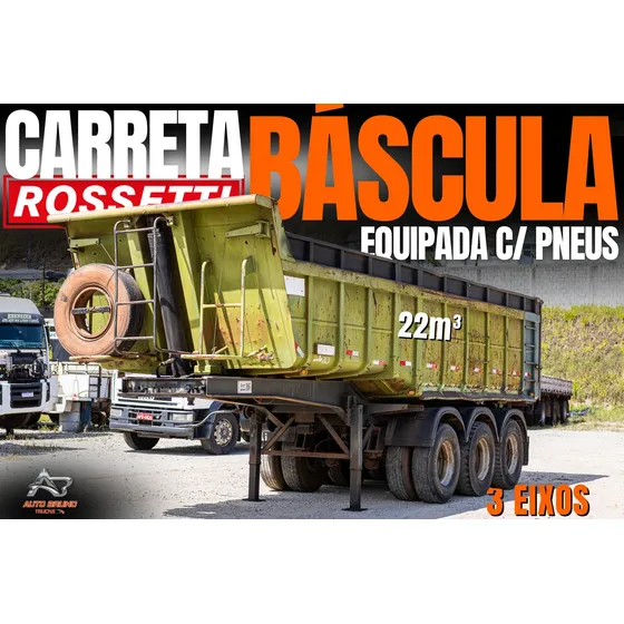 Carreta Básculante Rossetti Ls 3 Eixos 22m3