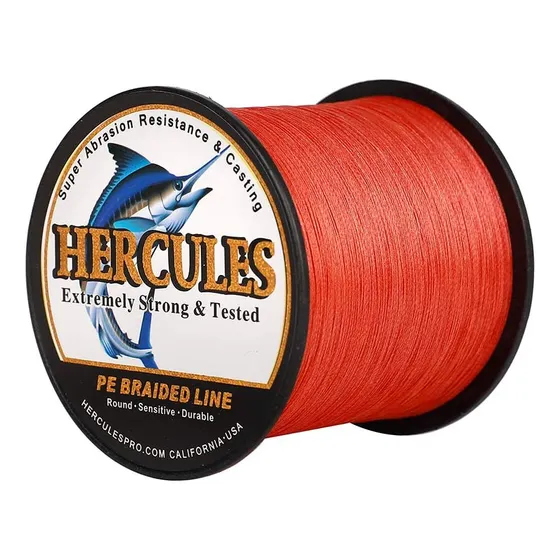 Hercules Super Cast, Resistencia 10-300 Lb, Diámetro 0.12-1.