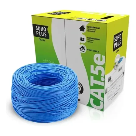 Cabo De Rede Furukawa Cat 5e Caixa 305m Cmx Soho Plus