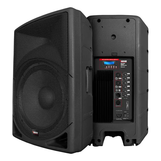 Parlante Novik Neo EVO 460X con bluetooth negra 220V