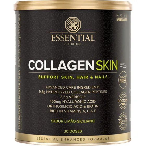 Collagen Skin 330 G - Essential Nutrition - Colágeno Verisol
