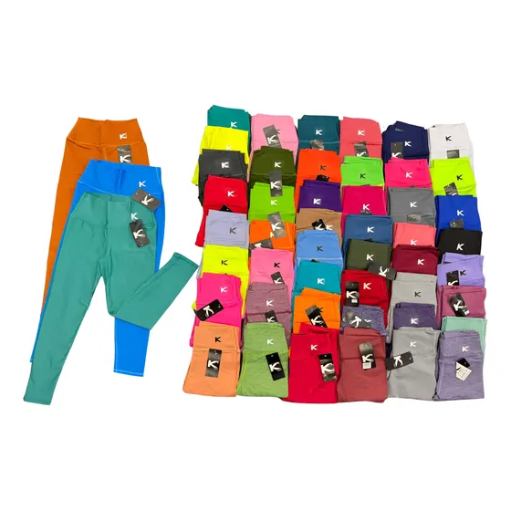 Licras Kirios Krs Unicolor Colombianas Leggins Deportivas