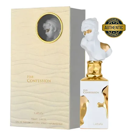 Perfume Árabe Her Confession Lattafa 100ml Edp Eua De Parfum