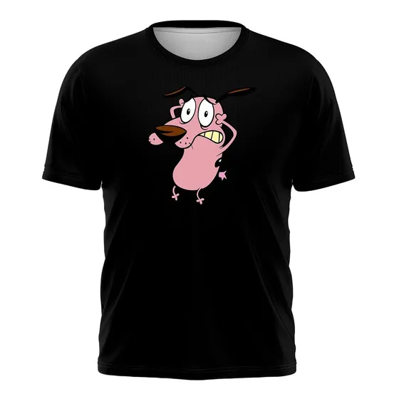 Camiseta Camisa Coragem O Cão Covarde Desenho Cartoon