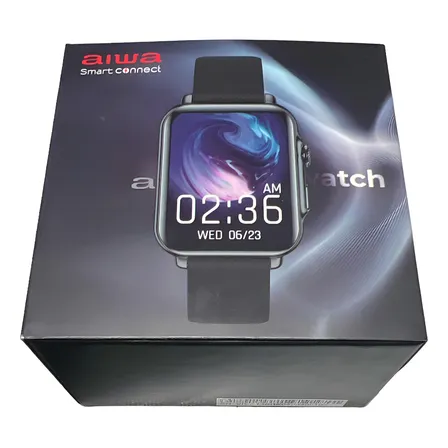 Smartwatch Aiwa Awsf13b 1.85 Ip68 Llamadas Cámara Presión