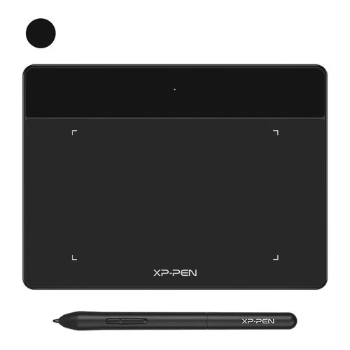 Mesa Digitalizadora XP-Pen Deco Fun Xs de 4,8 x 3 polegadas Cor preta Com caneta