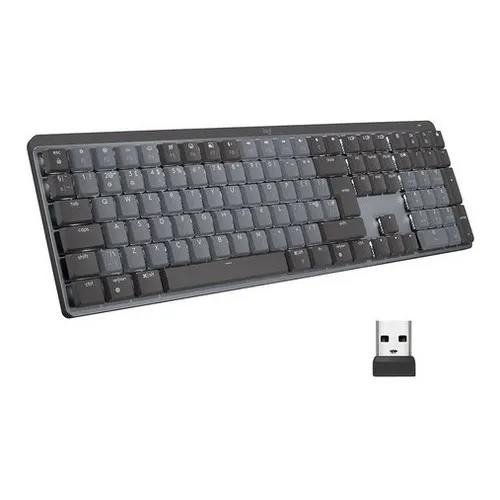 TECLADO LOGITECH MX MECHANICAL MINI INALÁMBRICO COLOR DEL TECLADO GRAFITO IDIOMA ESPAÑOL LATINOAMÉRICA