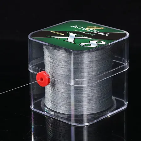 Linha Multifilamento Aostsoa X8 500m 0.37mm 32kg Pesca Cinza