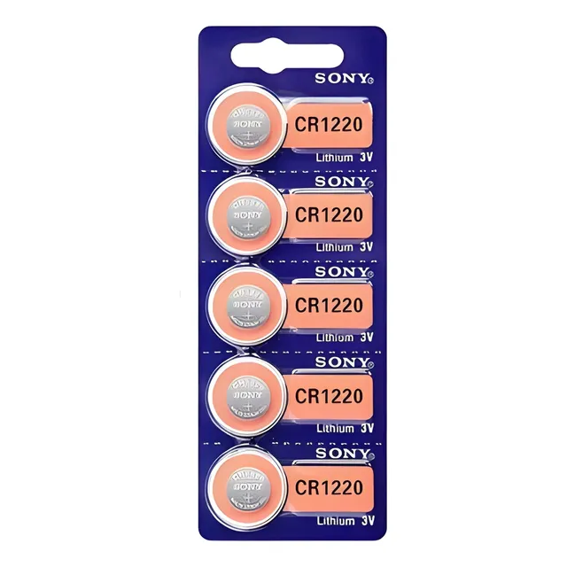 5 Pilas Sony Cr1220 - 1220 - Lithium 3v