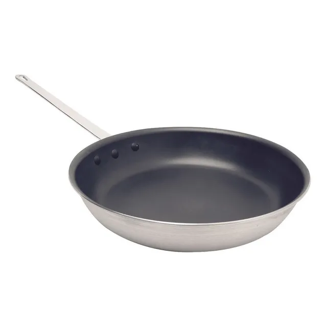 Sartén Profesional 12 Pulgadas Con Antiadherente Vasconia Color Aluminio Pulido Natural