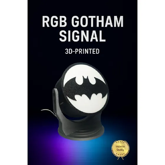 Lampara De Batman Bati Señal Led Rgb