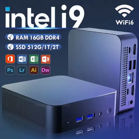 Mini Pc Windows 11 Pro Intel Core I9 8950hk 16gb Ddr4 1tb