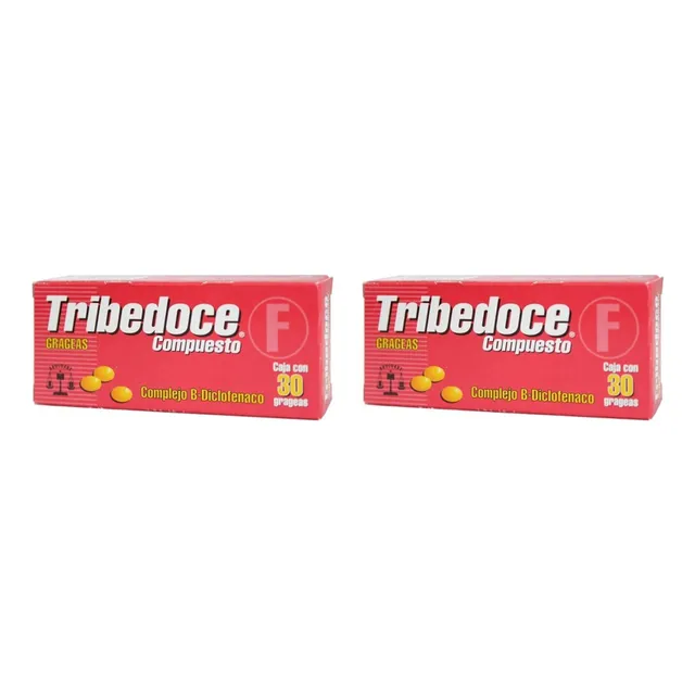 Dos Tribedoce Compuesto Complejo B Diclofenaco 30 Grageas Cu