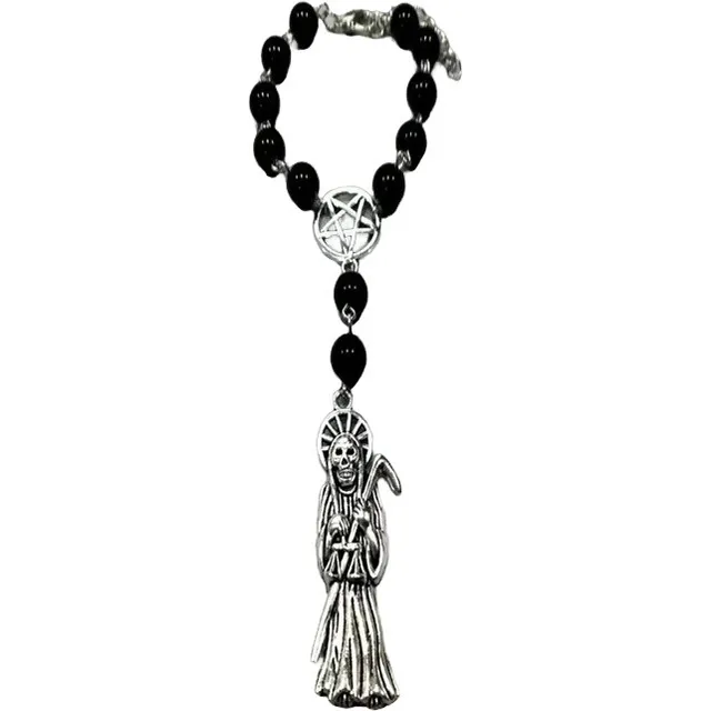 Gys V Santa Muerte - Pulsera Biker Guadaña Calavera Craneo