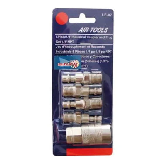 2 Kit De Acoples Conector 1/4 - 5pzs - Le-07