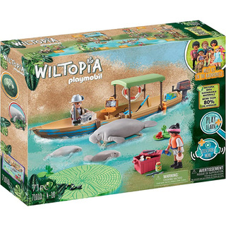 Juego Playmobil Wiltopia Viaje En Barco A Los Manatíes 71 Piezas 3+ Juego Playmobil Wiltopia Viaje En Barco A Los Manatíes 71 Piezas 3+