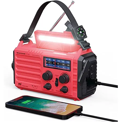 Meteor Radio 5000 Radio De Emergencia Linterna De Yqvks