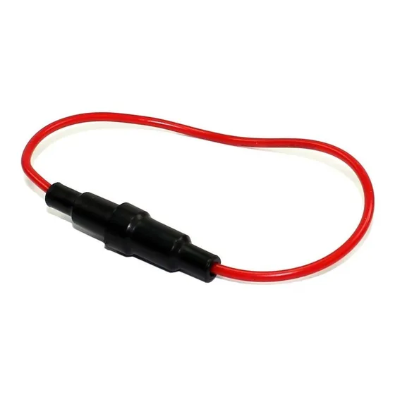 100-pçs Porta Fusivel Rabicho F103c 5x20 Meio Fio