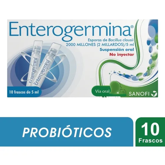 Enterogermina Oral Caja X 10 Ampollas Bebibles