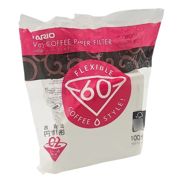 Filtro Para Cafetera V60 100unid C/p Marca Hario. Bredys