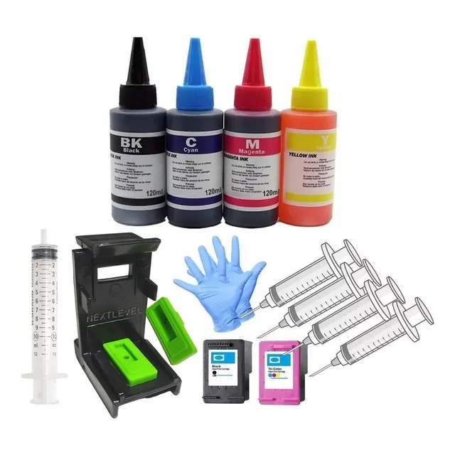 Kit Para Recargar Cartuchos Hp Ref 664 662 46 703 667 60 21