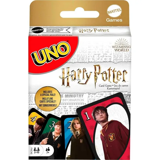 Juego De Mesa Cartas Uno Harry Potter Original Nuevo