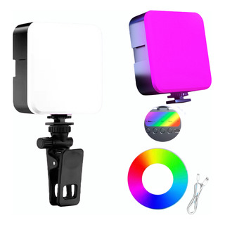 Usb Rgb Profissional Mini Portátil Iluminador Led Usb Rgb Profissional Mini Portátil Iluminador Led