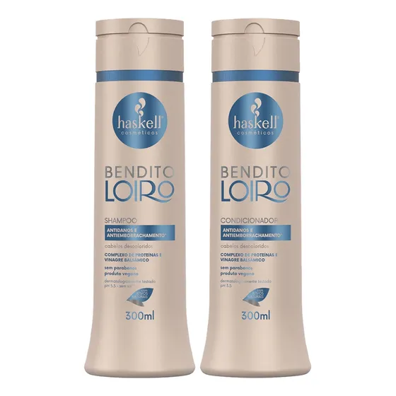 Haskell Bendito Loiro Shampoo E Condicionador Kit