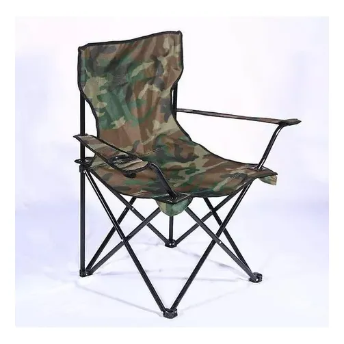 Silla Playera Plegable Con Porta Vasos Y Funda Camping Casa