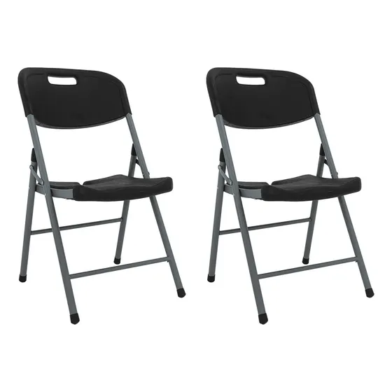 Silla De Jardin Paris Plegable Negra Catering Portable Garden Life
