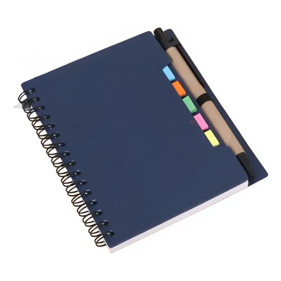 Libreta Ecológica Color Kraft Stiky Notes A6 Con Post It