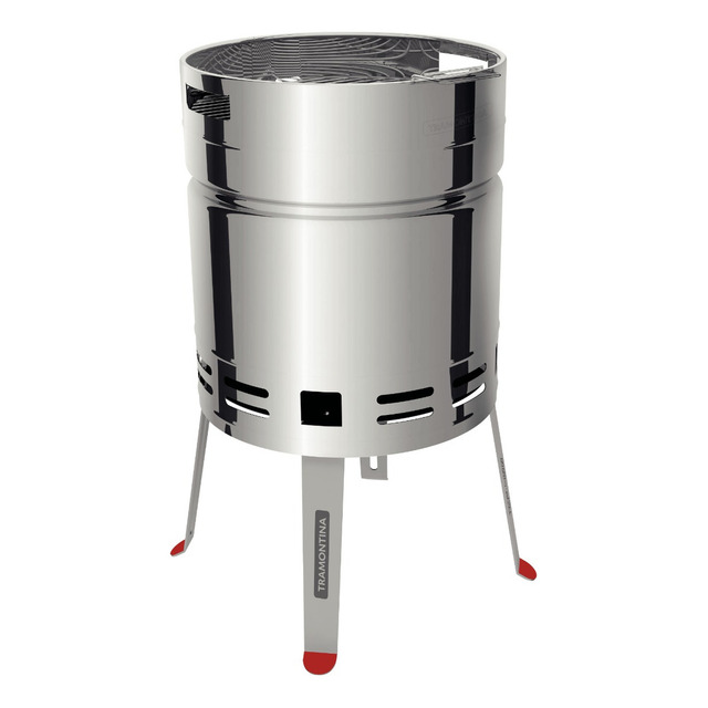 Churrasqueira A Carvão Tcp 400 Aço Inox Tramontina Churrasqueira A Carvão Tcp 400 Aço Inox Tramontina