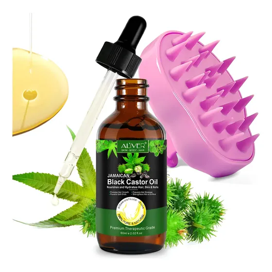 Óleo De Rícino Preto Aromático Para Massagem