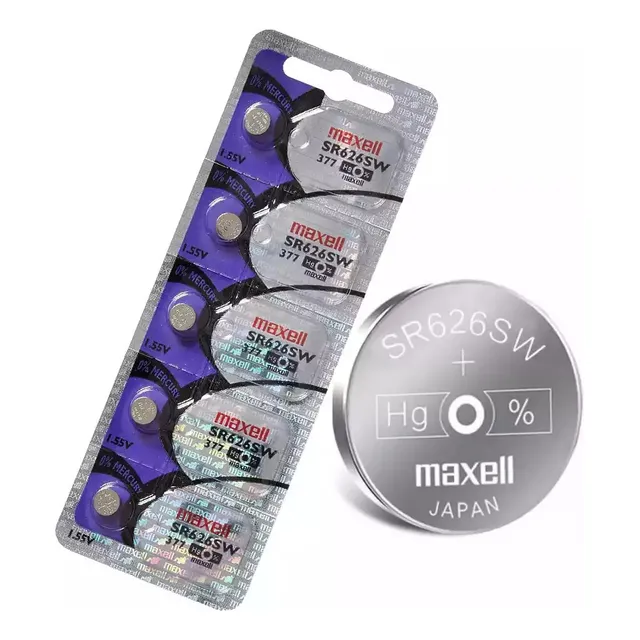 Tira De Pilas Sr626sw /377 Maxell 5 Unidades.