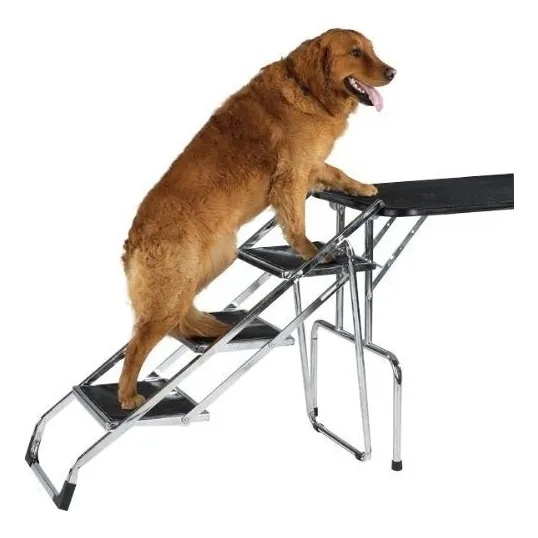 Equipo Maestro Escaleras Portatiles De Acero Para Mascotas 